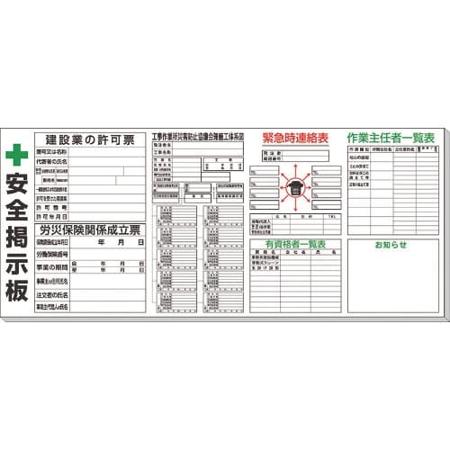 ユニット ◎土木用掲示板