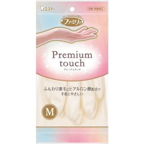 エステー ビニール手袋 ファミリープレミアムタッチ