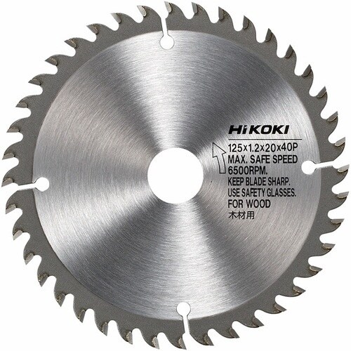 HiKOKI 一般木材用チップソー 125X0.8