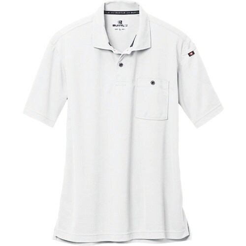 BURTLE 半袖ポロシャツ667−29−LLホワ