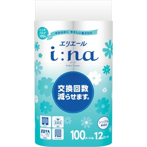 エリエール i:naトイレットティシューシングル1