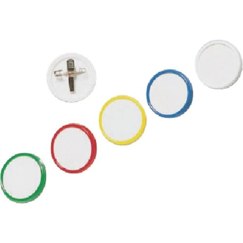 つくし 丸型カラーバッジ レッド