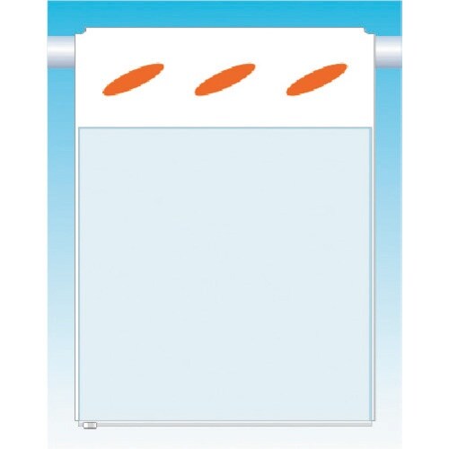 つくし 透明ポケット付つるしん坊 片面タイプ(下か