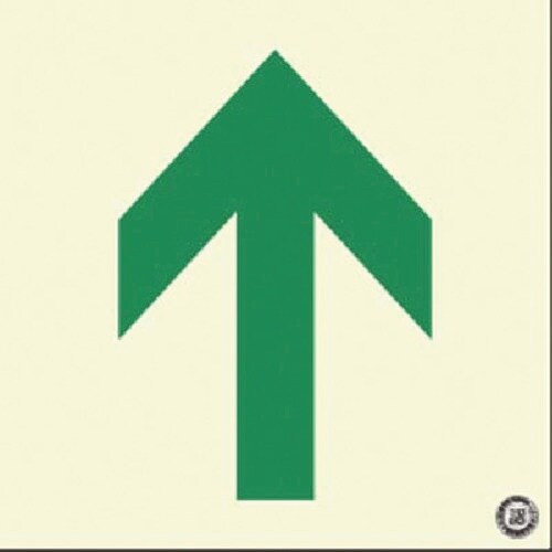 つくし 蓄光式通路誘導標識 床設置型 矢印