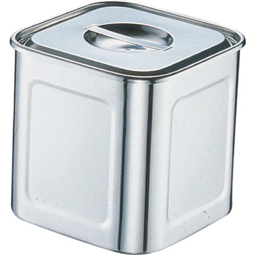 TKG YUKIWA 18−8深型角キッチンポット