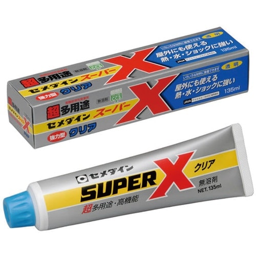 セメダイン スーパーX 135ml/箱 クリア (