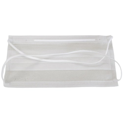 橋本 呼吸がラクマスク ホワイト 2層・頭掛け 1