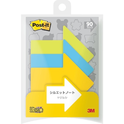 3M ポスト・イット シルエットノート強粘着タイプ