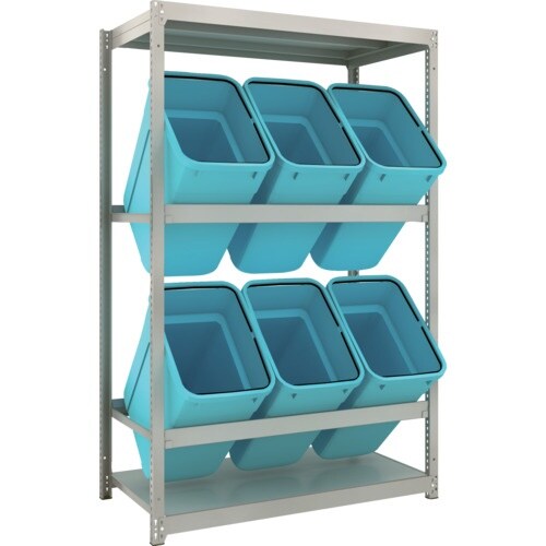 TRUSCO スチールラック ゴミ箱ラック M1.