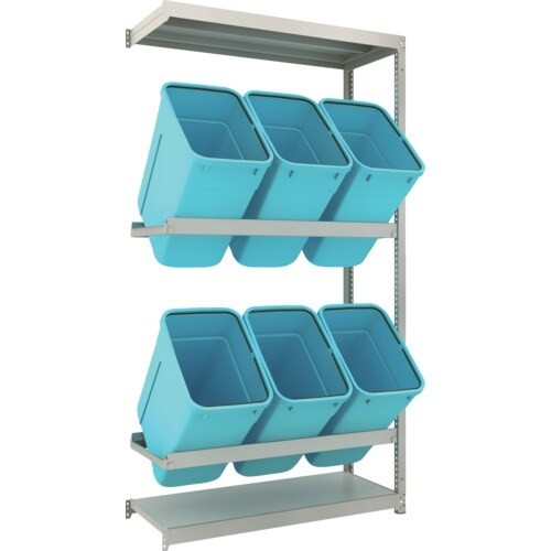 TRUSCO スチールラック ゴミ箱ラック M1.