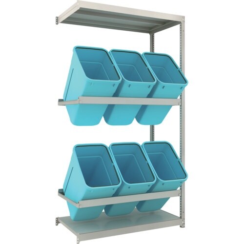 TRUSCO スチールラック ゴミ箱ラック M1.