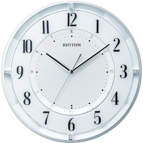 RHYTHM 【売切廃番】電波 壁掛け時計(アナロ