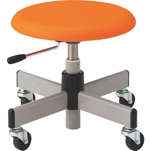 ノーリツ 作業用チェア オレンジ