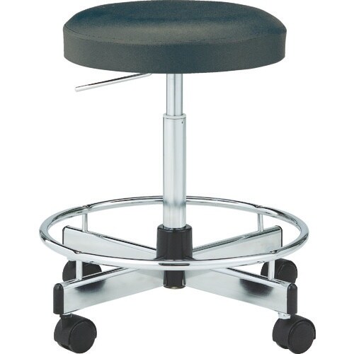 ノーリツ 導電チェア 導電ビニールレザー 黒