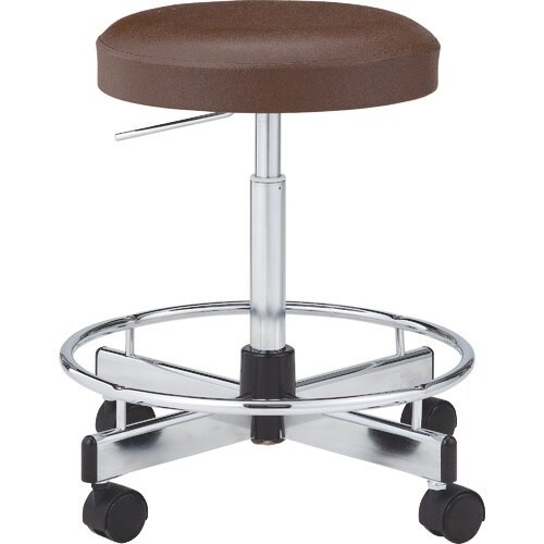 ノーリツ 導電チェア 導電ビニールレザー ダークブ