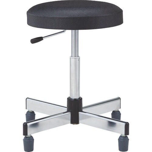 ノーリツ 作業用チェア ゴム固定脚 ブラック