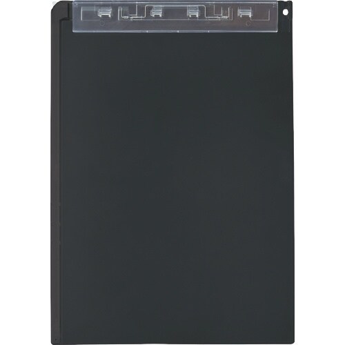 LIHIT クリップボード(スタンド付) 黒 幅2