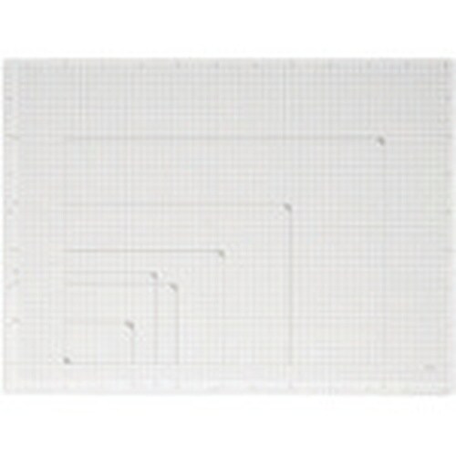 PLUS 48585)カッターマット A2 LGY