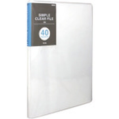 PLUS 98197)シンプルクリア−ファイル40