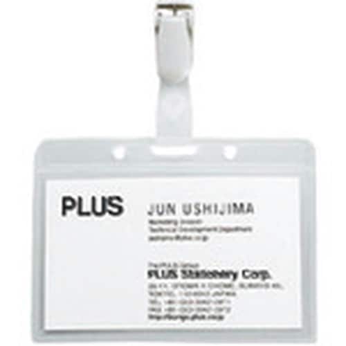 PLUS 84791)ネームタッグ 横型 CT−6