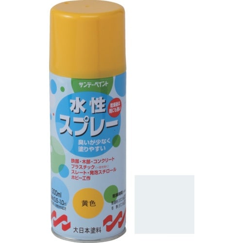 サンデーペイント 水性スプレー 白 300M