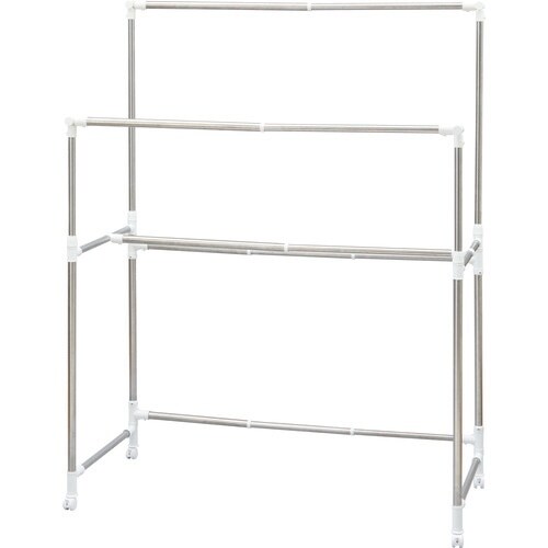 TENMA PS いっぱい干せる伸縮自在多機能物干