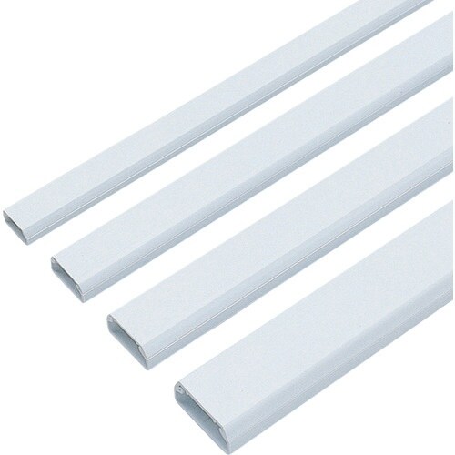 SANWA ケーブルカバー(角型、ホワイト)