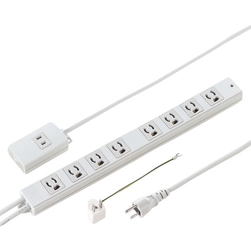 SANWA 抜け止めタップ(手元集中スイッチ付き)