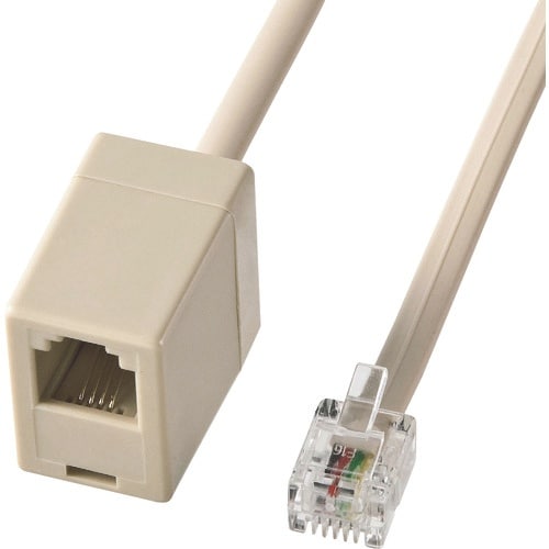 SANWA 電話延長ケーブル