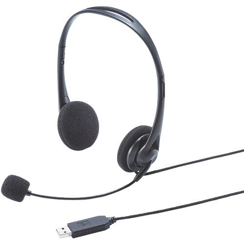 SANWA USBヘッドセット