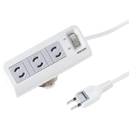 SANWA 便利タップ(3個口・2m)