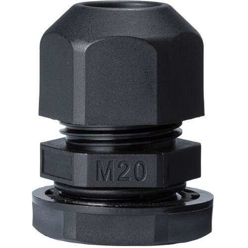 タカチ Mネジケーブルグランド 低価格タイプ ブラ