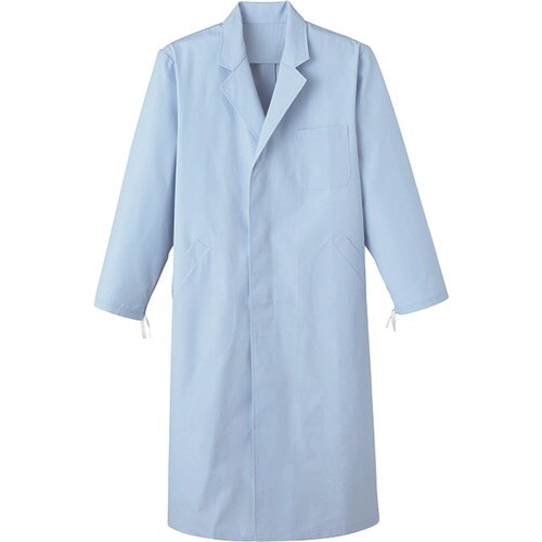 サンペックス 男子S型診察衣 サックス