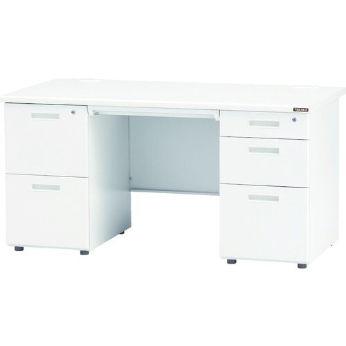 TRUSCO システムデスク 両袖 2段/3段 1