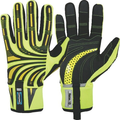 GranberG 耐切創繊維耐衝撃手袋 反射視認・