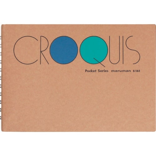 maruman ノート ポケット判 クロッキー 白