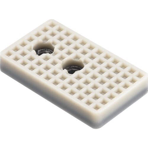 アインツ 当板・角型・白2穴・ミニシリンダー用