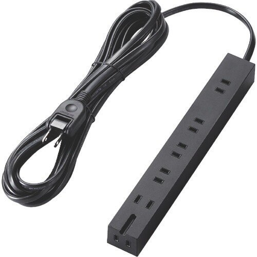 ELECOM 超強力磁石タップ 6個口(内3ピン1