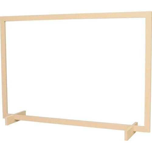 光 【売切商品】 飛沫飛散防止パネル 大 木製フレ