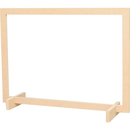 光 飛沫飛散防止パネル 小 木製フレームタイプ