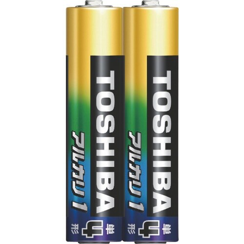 東芝 アルカリ乾電池単4形2本入り