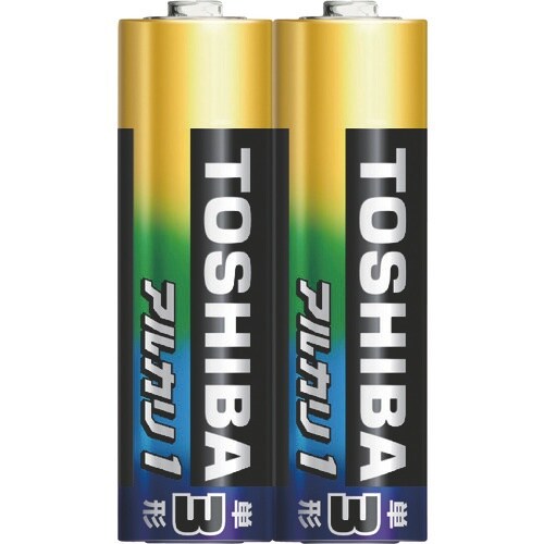 東芝 アルカリ乾電池単3形2本入り