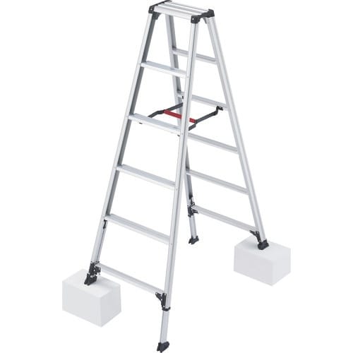 ハセガワ 専用脚立 脚軽 RZS 6段(脚部伸縮式