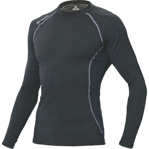 アイトス 冷感プリントコンプレスフィット長袖シャツ