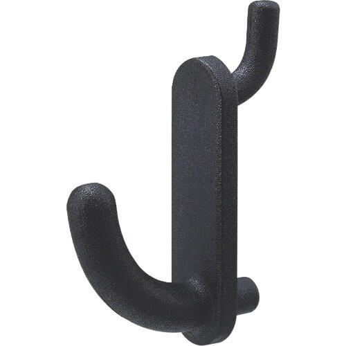 光 パンチングボード用樹脂フック黒(1P4コ入)