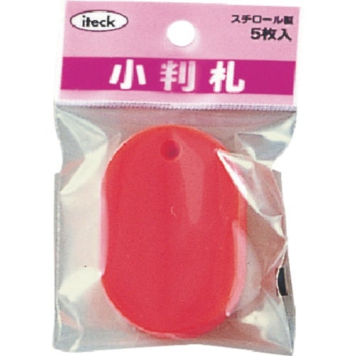 光 小判札 スチロール 大 赤(5枚入)