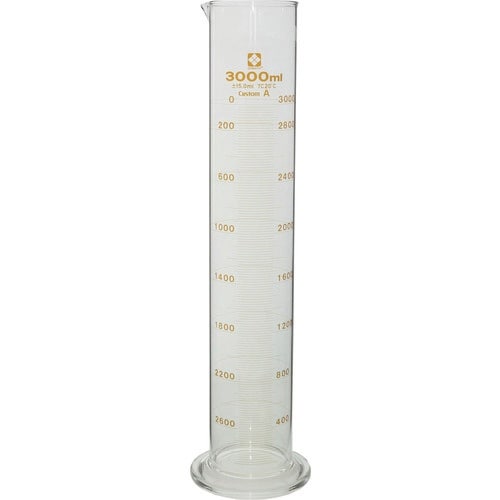 SIBATA メスシリンダー カスタムA 3000