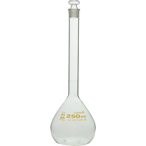 SIBATA メスフラスコ カスタムA 250mL