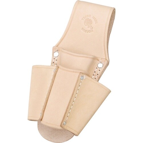 コヅチ ヌメ皮ペンチ差し 2段ドライバー差し付二重