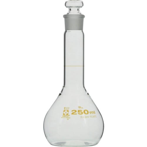 SIBATA メスフラスコ 短形 250mL